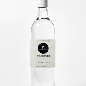 pisco puro artesanal las botijas