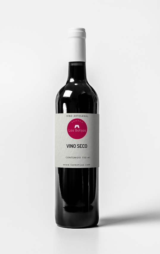 vino tinto seco